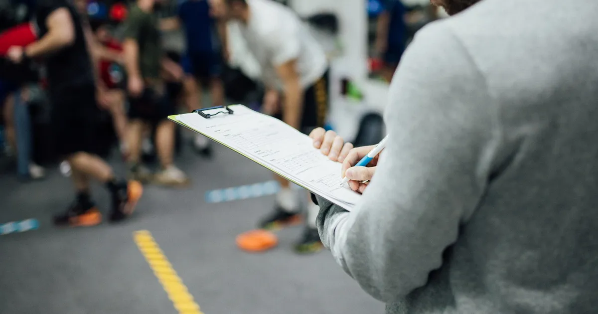 A coach watches over a boxing class. Boxing gyms are expected to be among the first clubs to benefit from the fund.