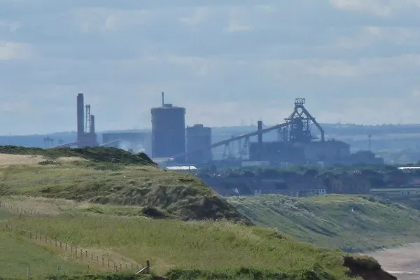 The former blast furnace at Redcar on Teesside.