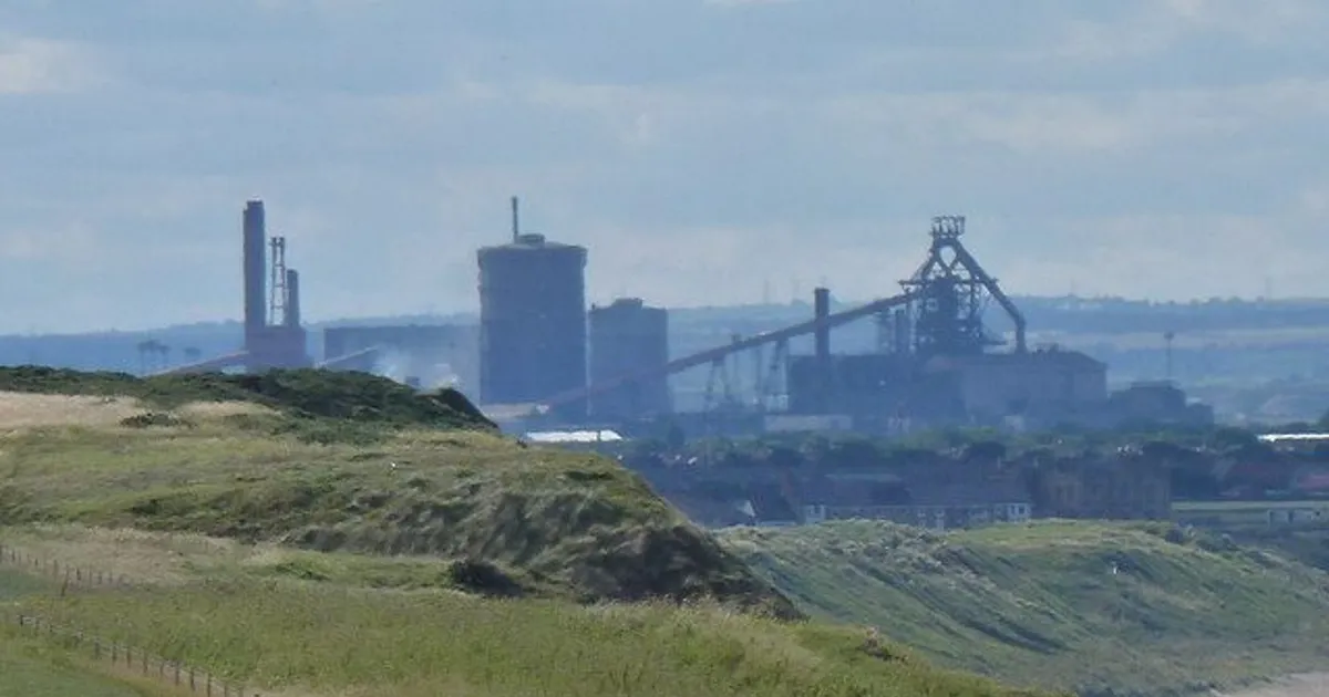 The former blast furnace at Redcar on Teesside.