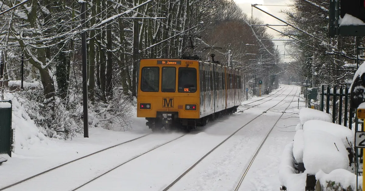 A Tyne and Wear Metro train.